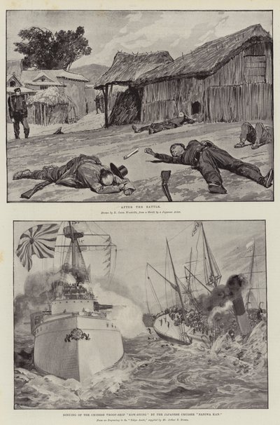 Primera Guerra Sino-Japonesa de Richard Caton Woodville junior